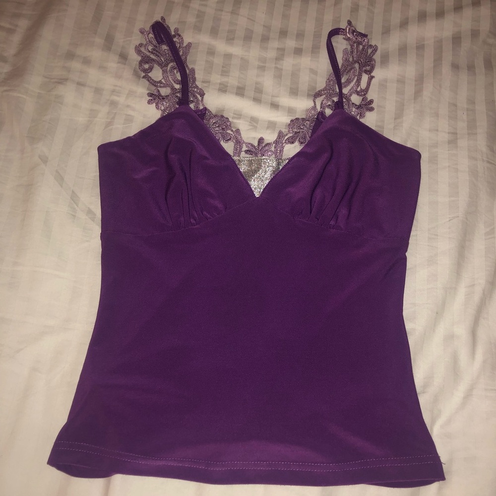 y2k purple top